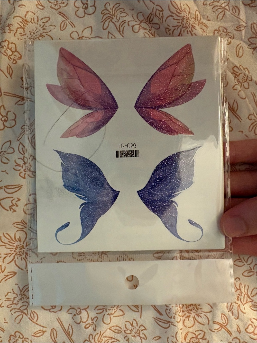 Butterfly temporary tattoo pack